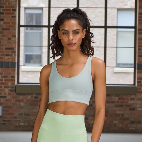 lululemon athletica Other - Lululemon Align Reversible Bra in Silver Blue / White Opal Sz 4